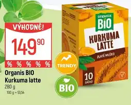 Globus Organis BIO Kurkuma latte nabídka