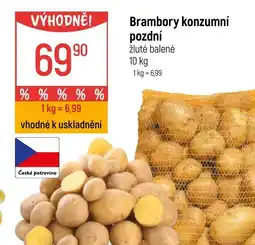 Globus Brambory konzumní pozdní nabídka