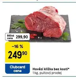 Tesco Hovězí kližka bez kosti nabídka