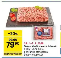 Tesco Mleté maso míchané nabídka