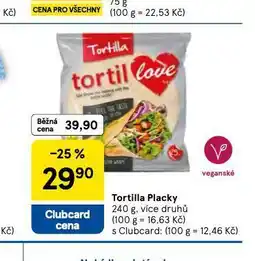 Tesco Tortilla placky nabídka