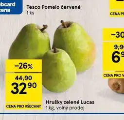 Tesco Hrušky zelené lucas nabídka