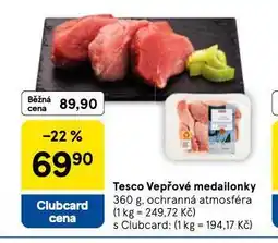 Tesco Vepřové medailonky nabídka