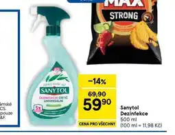 Tesco Sanytol dezinfekce nabídka