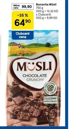 Tesco Bonavita müsli nabídka