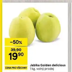 Tesco Jablka golden delicious nabídka