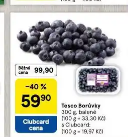 Tesco Borůvky nabídka