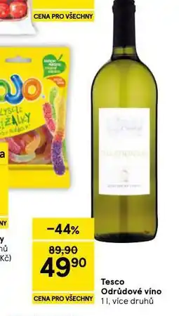 Tesco Tesco odrůdové víno nabídka
