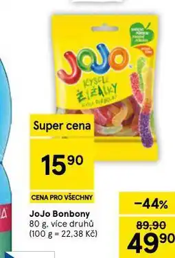 Tesco Jojo bonbony nabídka