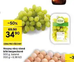 Tesco Hrozny révy vinné bílé bezeckové nabídka