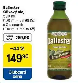 Tesco Ballester olivový olej nabídka