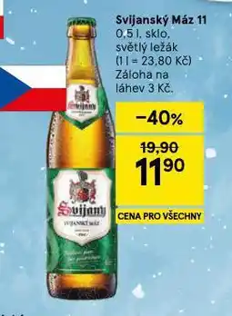 Tesco Pivo svijanský máz 11 nabídka