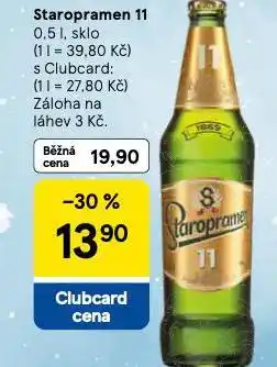 Tesco Pivo staropramen 11 nabídka