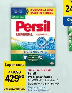 Tesco Persil prací prostředek nabídka