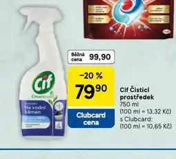 Tesco Cif čistící prostředek nabídka
