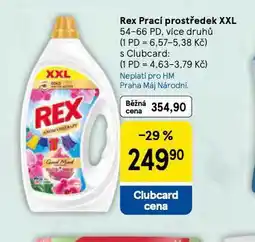 Tesco Rex prací prostředek xxl nabídka