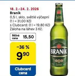 Tesco Pivo braník nabídka