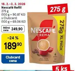 Tesco Nescafé refill nabídka
