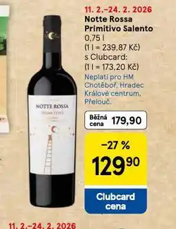 Tesco Notte rossa primitivo salento nabídka