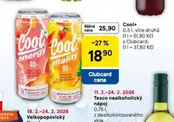 Tesco Cool+ nabídka