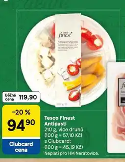 Tesco Tesco finest antipasti nabídka