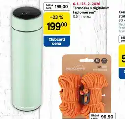 Tesco Termoska s digitálním teploměrem nabídka