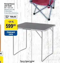 Tesco Kempinkový stůl šedý nabídka