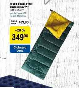 Tesco Spací pytel obdélníkový nabídka