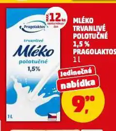 Penny Market Mléko trvanlivé polotučné nabídka