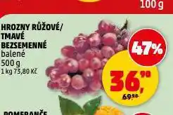 Penny Market Hrozny tmavé bezsemenné nabídka