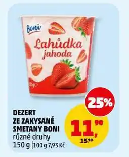 Penny Market Dezert ze zakysané smetany nabídka