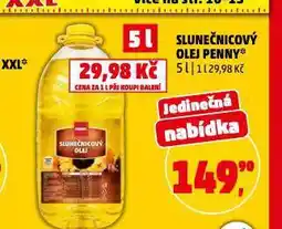 Penny Market Slunečnicový olej nabídka