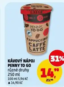 Penny Market Kávový nápoj nabídka