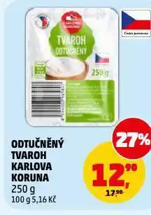 Penny Market Odtučněný tvaroh nabídka