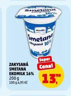 Penny Market Zakysaná smetana ekomilk nabídka