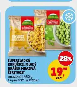Penny Market Mladý hrášek mrazivá čerstvost nabídka