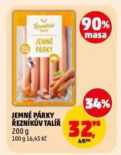 Penny Market Jemné párky nabídka