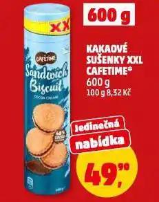 Penny Market Kakaové sušenky cafetime nabídka