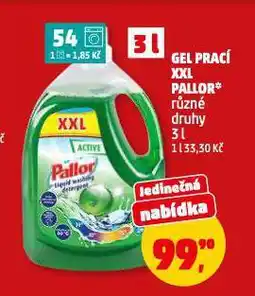 Penny Market Pallor prací gel nabídka