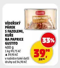 Penny Market Gustito kuře na paprice nabídka