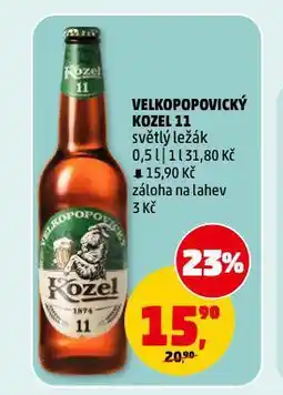 Penny Market Pivo velkopopovický kozel nabídka