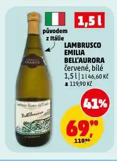 Penny Market Lambrusco emilia bell'aurora nabídka