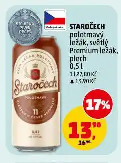 Penny Market Pivo staročech nabídka