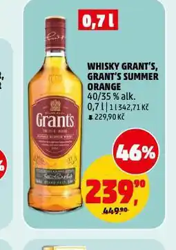 Penny Market Grant's triple wood whisky nabídka