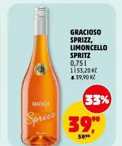 Penny Market Gracioso limoncello spritz nabídka