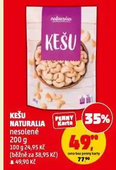 Penny Market Kešu naturalia nabídka