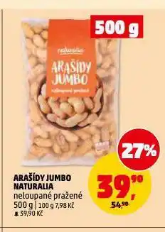 Penny Market Arašídy jumbo naturalia nabídka