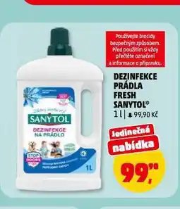Penny Market Sanytol dezinfekce prádla fresh nabídka