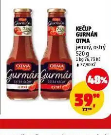 Penny Market Kečup gurmán otma nabídka