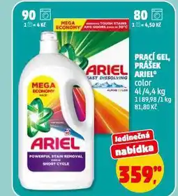 Penny Market Ariel prací gel nabídka